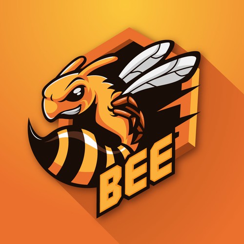 Bee Mascot logo 