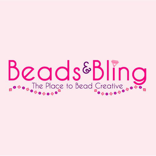Beads and Bling!!!– Shop front sign & website logo required 