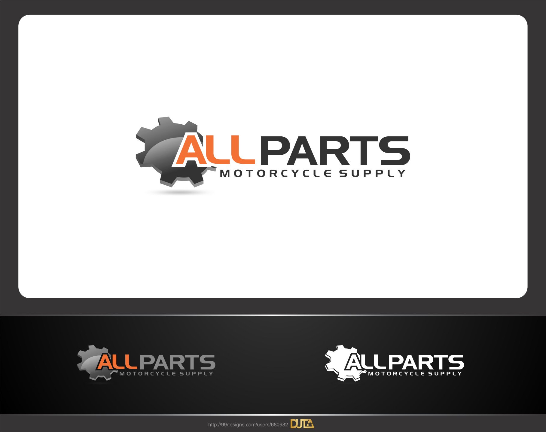 Create the next logo for Allparts Motorcycle Supply