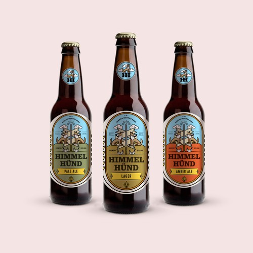 Winning design for Himmel Hünd Craft Beer