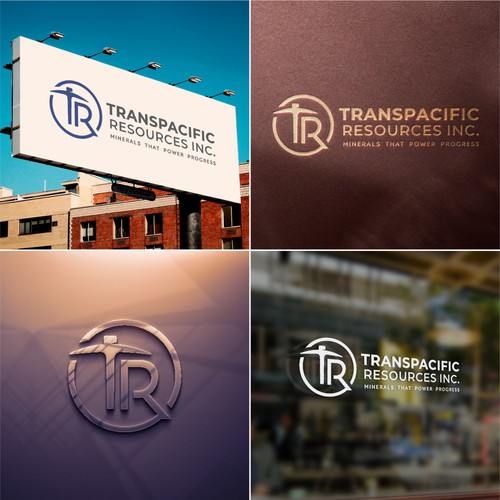 Logo design for 'Transpacific Resources INC'.