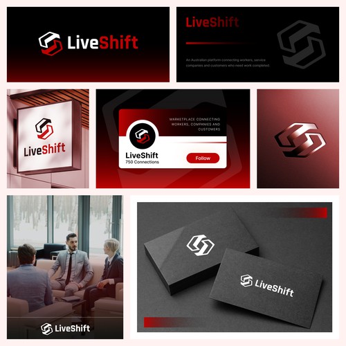 Modern Logo design for Marketplace that connects Workers and Companies