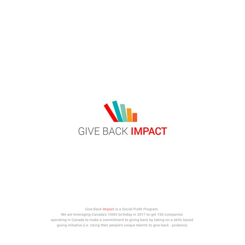 Logo Concept For Give Back Impact