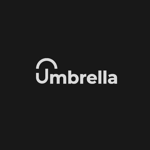 Umbrella logo design concept