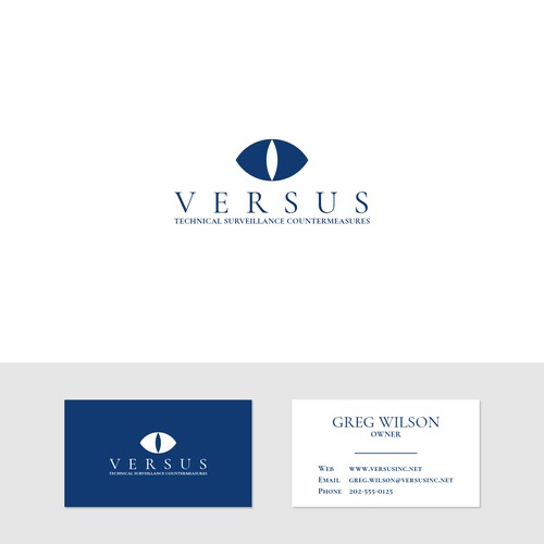 Sophisticated logo for a surveillance firm