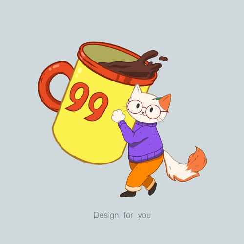 Mascot for 99 design brand