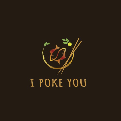 Création de logo на ресторанную сеть Autour du Poké Bowl