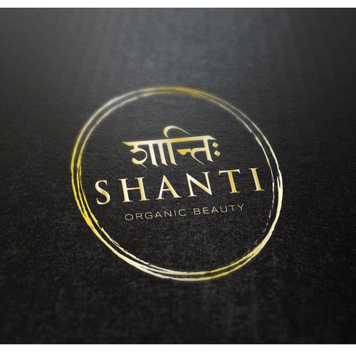 Create a beautiful logo for a luxury line of natural beauty products.