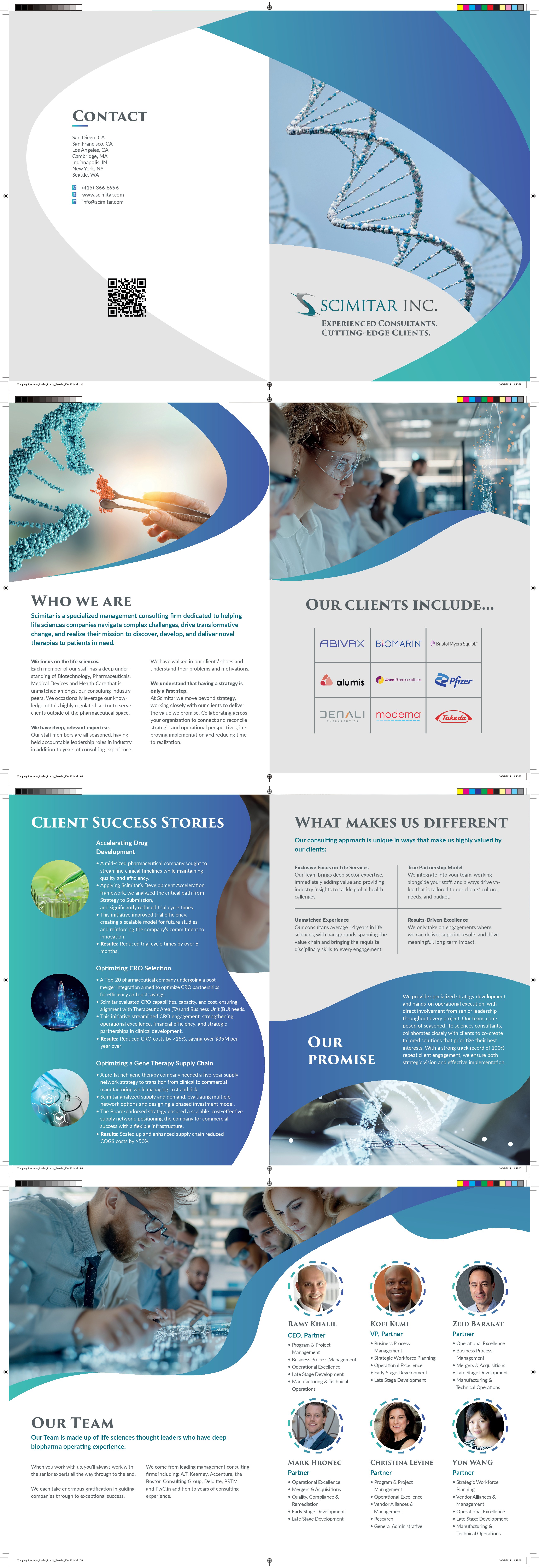 Scimitar Inc. 6 pager Company Brochure