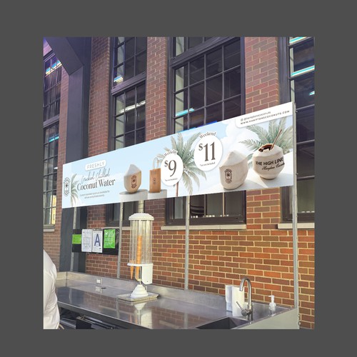 Signage: Hamptons Coconuts