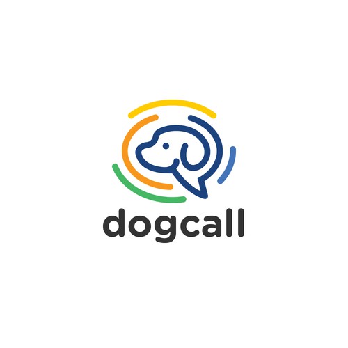 Dog and Chat in Pet Social Media Logo