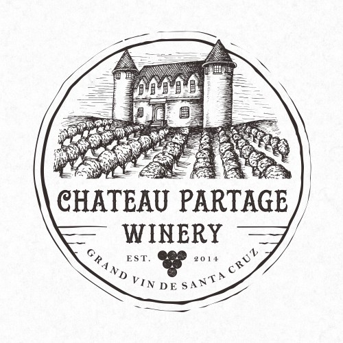 Logo design for Chateau Partage Winery
