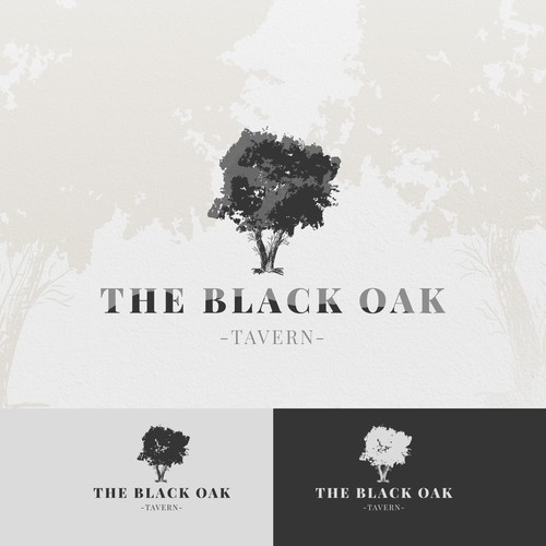 The Black Oak Tavern logo conccept