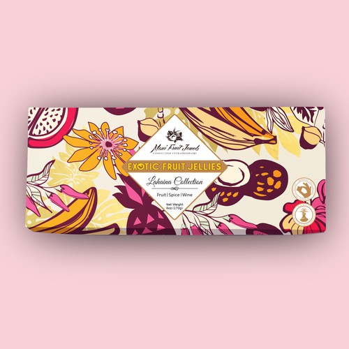  Colorful Exotic Fruit Jellies Candy Box