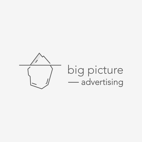 Minimal Logo for "Big Picture Advertising"