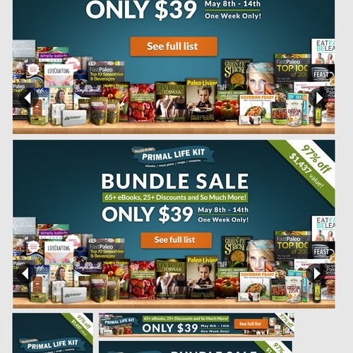 -- Multiple Winners Needed for Bundle Sale Banner Ads --