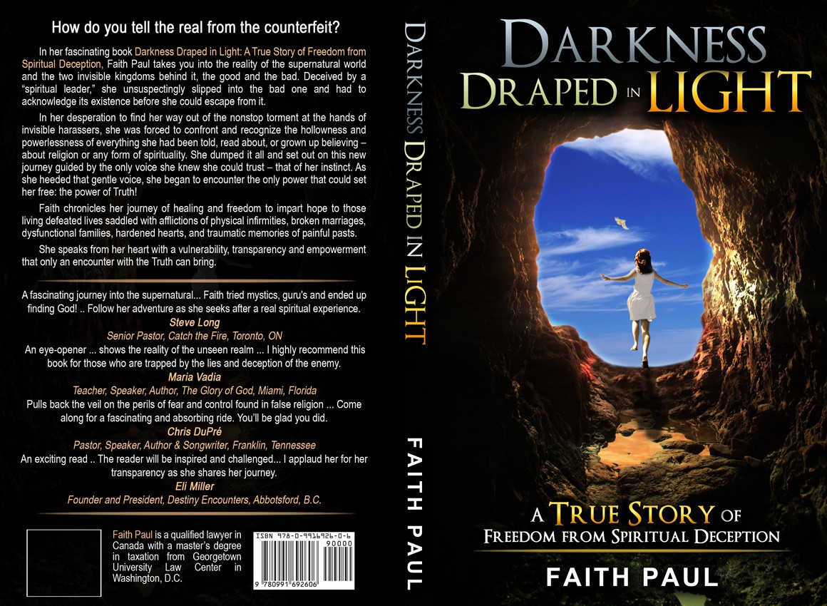 Design wanted: A young girl standing at the end of a dark tunnel where she faces the bright daylight finally- tunnel end