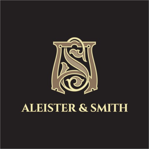 classic bold monogram logo