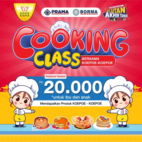 DESIGN POSTER COMPETITION COOKING CLASS