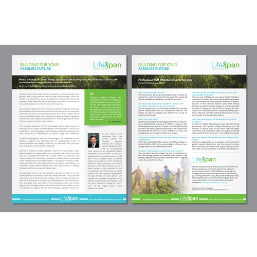 Creating a Visually Engaging White Paper Layout/Template for Lifespan Medical Sciences