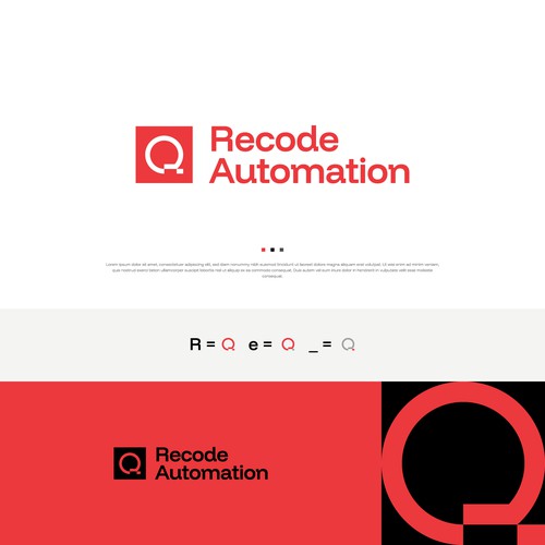 Logo concept for Recode Automation