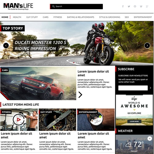 MansLife Web Design