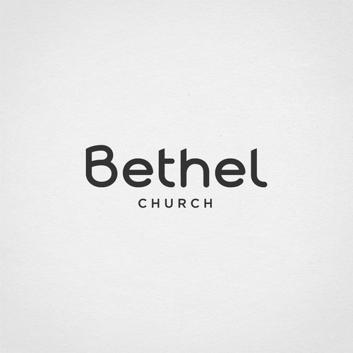 Custom lettering wordmark logo for a large, growing church