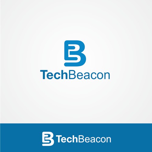 Create a modern logo for our new media site, TechBeacon