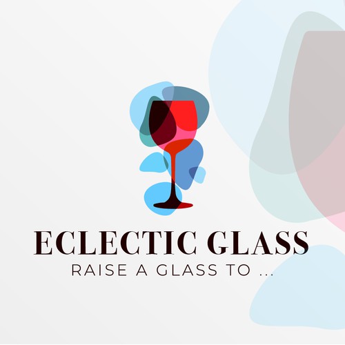 Luxurious Modern Wine Glass Logo