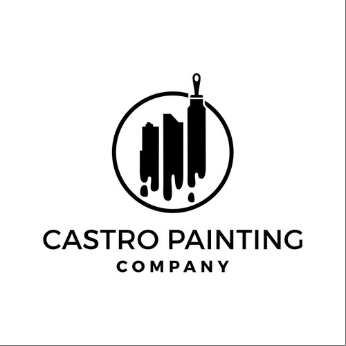 bold logo for painting contractor