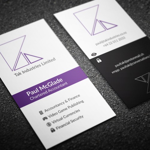 Business card design 