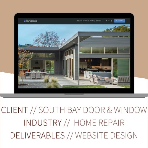 Squarespace website for door and window installer
