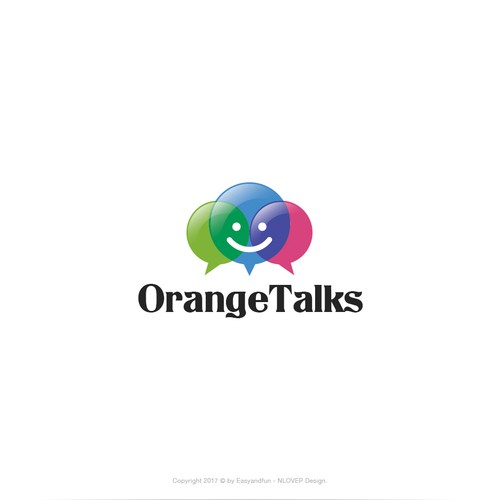 Logo concept for 'OrangeTalks'