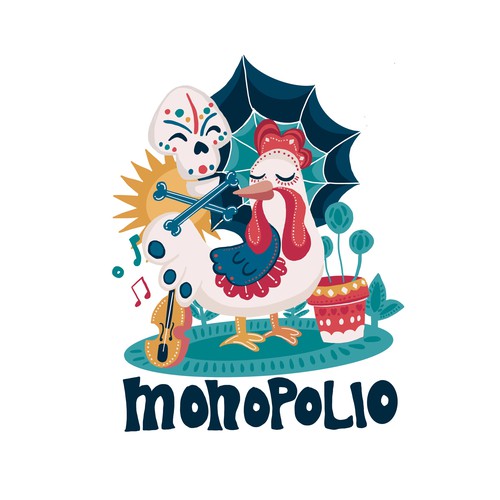 Monopolio : Mexican Cultural T Shirt Design