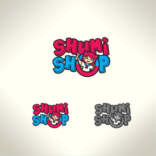 Online Anime shop Logo design! Shumi Shop PTY LTD.