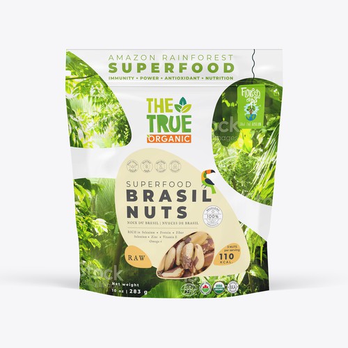 Packaging design for organic superfood