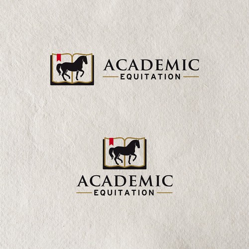 Academic Equitation logo for horse training company