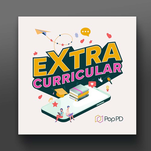 Design FUN podcast art for modern educators