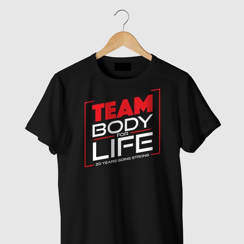 Team fitness shirt