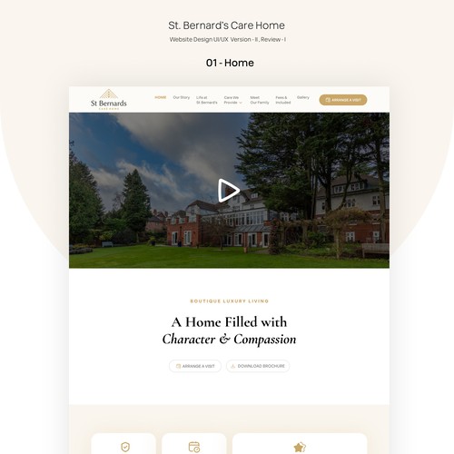 Care Home Website Design