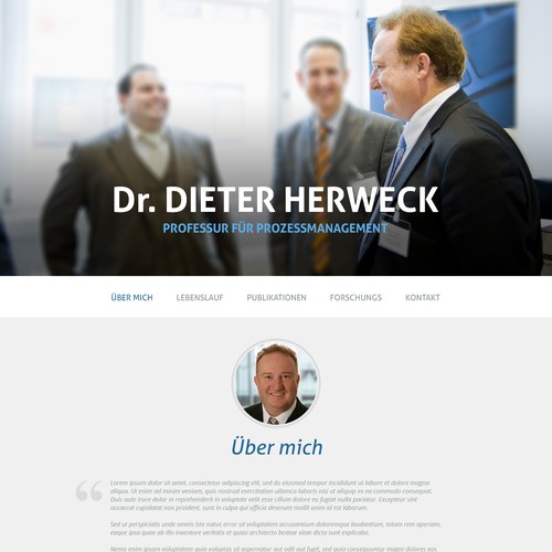 WordPress Theme for a Researcher