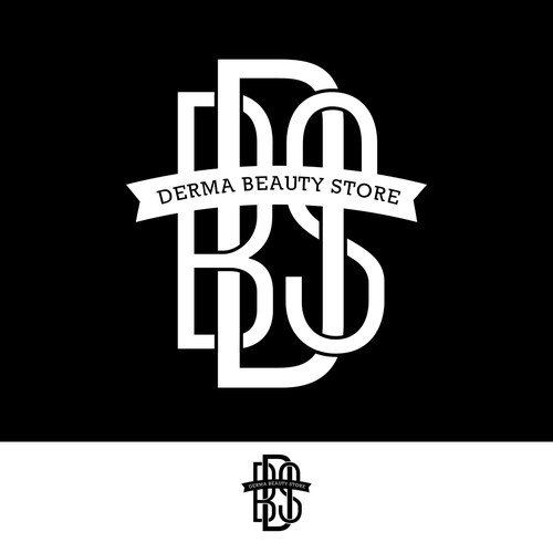 Derma Beauty Store Logo Design 