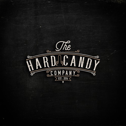 Captivating luxurious vintage logo for The Hard Candy Company