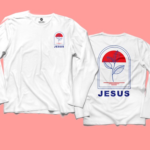 T-shirt design concept - Jesus