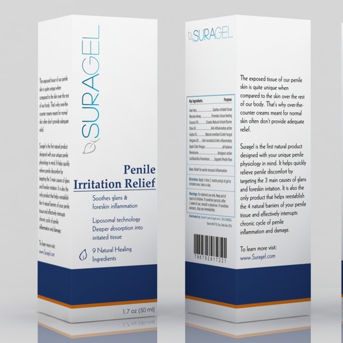 Design a sharp carton for a medical gel