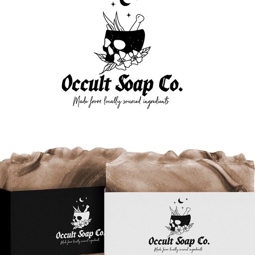 Gothic logo for Organic Soap Company