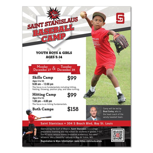 Baseball Camp Flyer