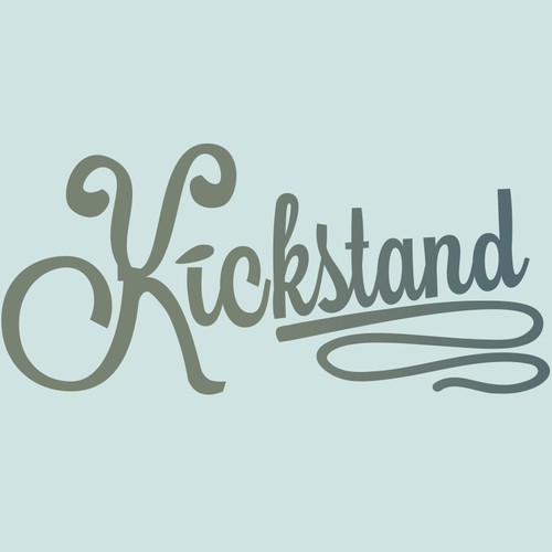 Get cranking and create a brand identity for a new cycling based company 'Kickstand'.