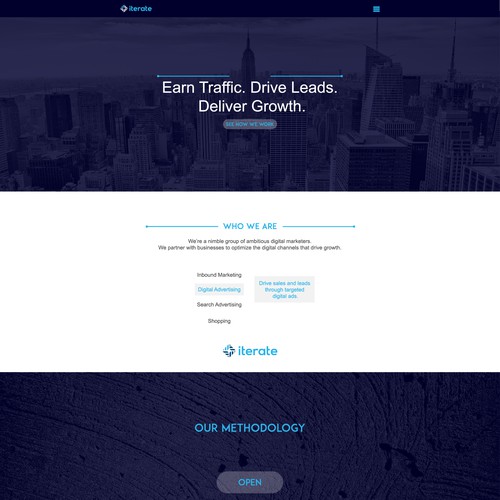 Home page redesign concept