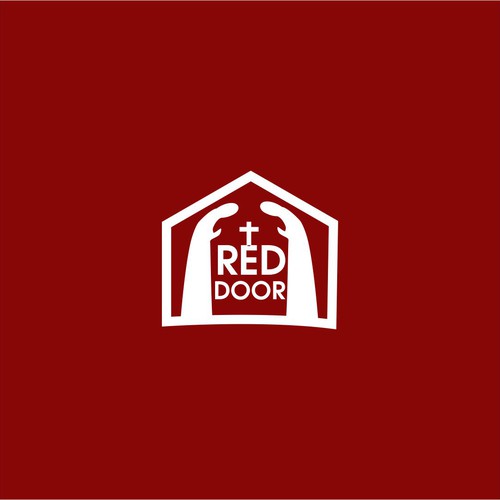 logo design of church "Red Door"